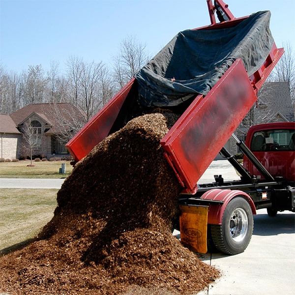 the cost for mulch delivery depends on the quantity and type of mulch, as well as the delivery location